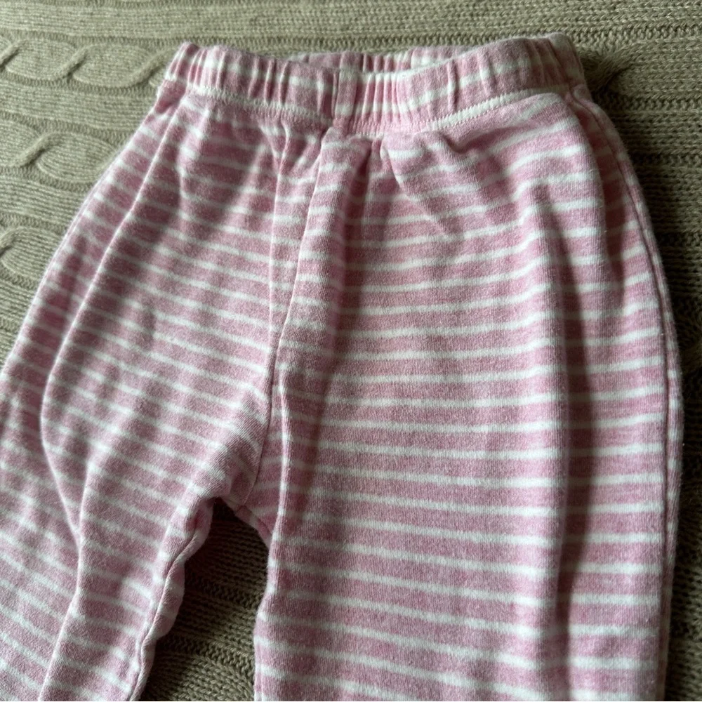 EUC Minizone 3pc Baby Girl Footed Pant Bundle, Pink & White Unicorn, 6-12 Months